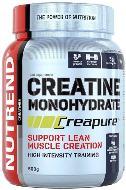Creatine Monohydrate Creapure - 500g - Nutrend - Sporto papildai