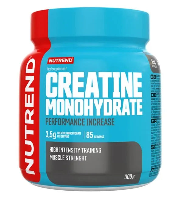 Creatine Monohydrate Unflavored - 300g - Nutrend - Sporto papildai