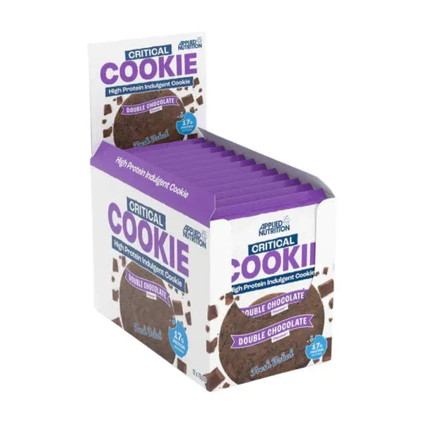 Critical Cookie Double Chocolate - 12 x 73g - Applied Nutrition - Sporto papildai