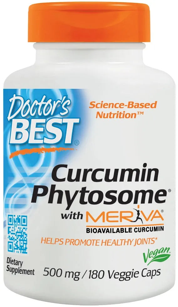 Curcumin Phytosome 500mg - 180 vcaps - Doctor’s Best - Papildai