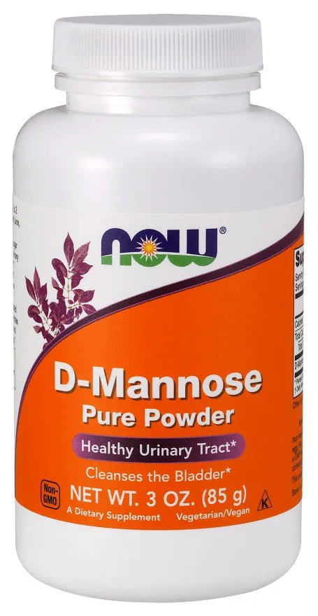 D-Mannose Pure Powder - 85g - NOW Foods - Papildai