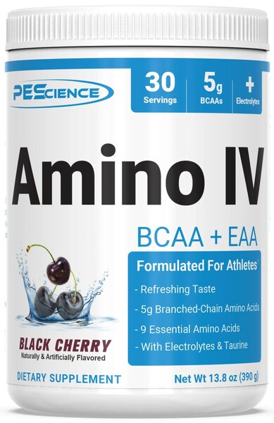 Amino IV, Black Cherry - 390g - PEScience