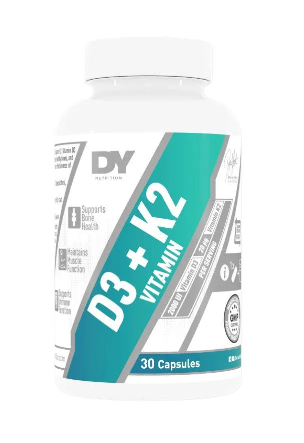 D3 + K2 Vitamin - 30 caps - Dorian Yates - Sporto papildai