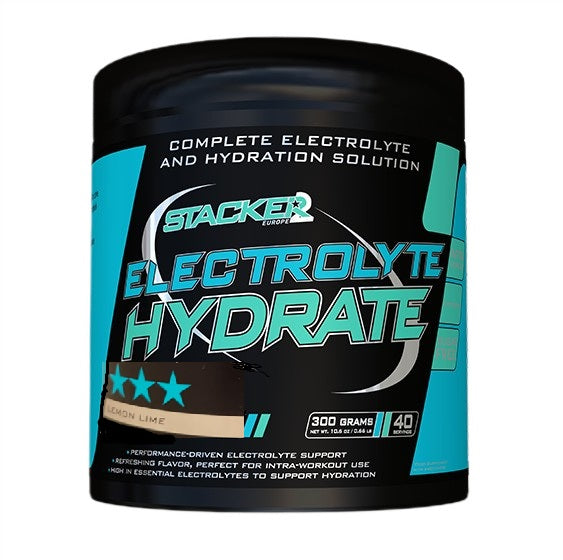 Electrolyte Hydrate, Lemon Lime - 300g - Stacker2 Europe