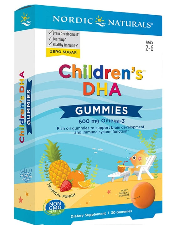 Children's DHA Gummies, 600mg - 30 gummies - Nordic Naturals