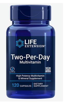 Two-Per-Day, Multivitamin - 120 caps - Life Extension
