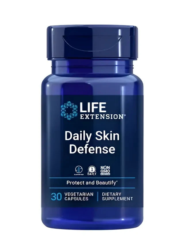 Daily Skin Defense - 30 vcaps - Life Extension - Papildai
