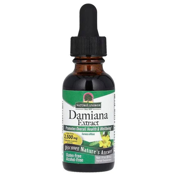 Damiana Extract - 30 ml - Nature’s Answer - Papildai
