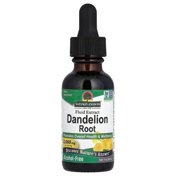 Dandelion Root 2000mg - 30 ml - Nature’s Answer - Papildai
