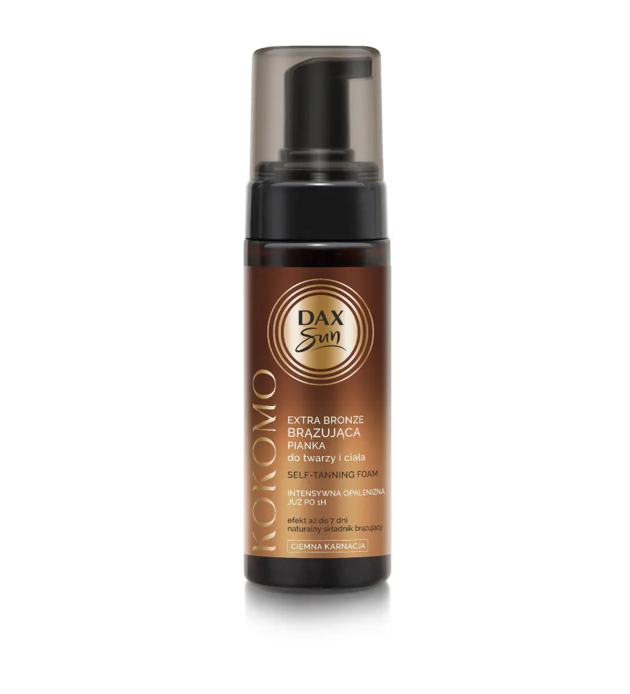 Dax Sun Extra Bronze Bronzing Foam for face and body KOKOMO - tamsiai odai 160ml - Kosmetika