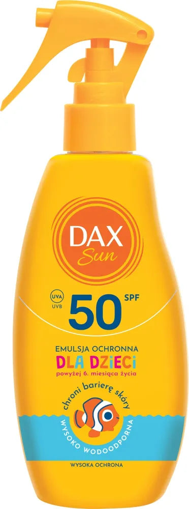 DAX Sun protective emulsion for children SPF 50 200 ml - Kosmetika