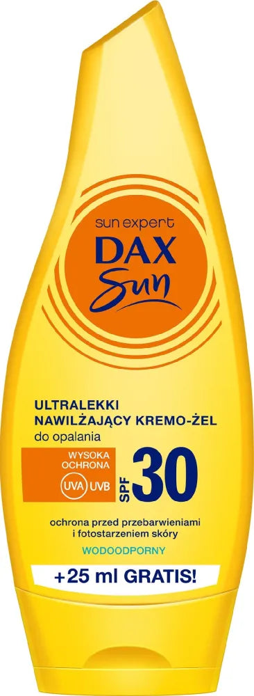 Dax Sun Ultra- Lengvai Drėkinantis Cream-Gel įdegimui SPF30 175ml - Kosmetika