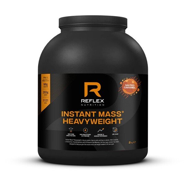 Instant Mass Heavyweight, Salted Caramel - 2000g - Reflex Nutrition