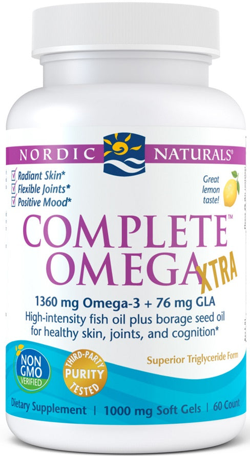 Complete Omega Xtra, 1360mg - 60 softgels - Nordic Naturals