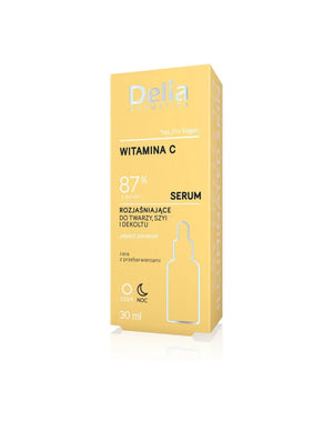 DELIA BRIGHTENING SERUM WITH VITAMIN C 30ml ŠVIESINAMASIS SERUMAS SU VITAMINU - Kosmetika