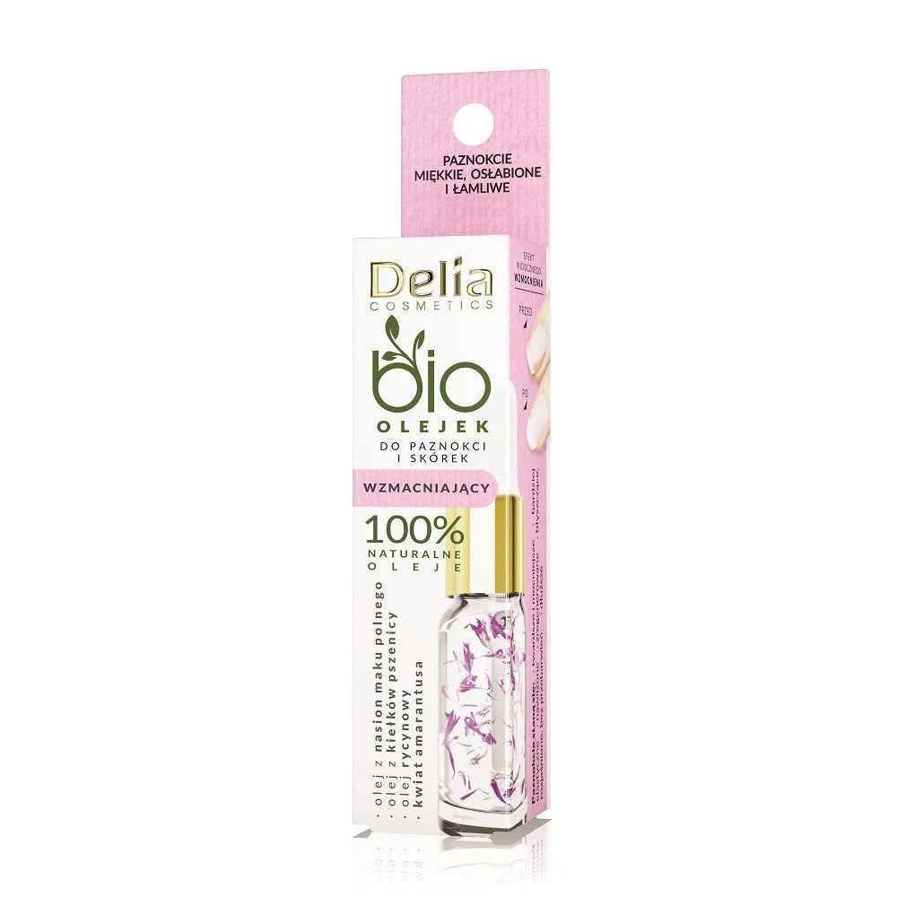 Delia Cosmetics Bio Nagų ir Odelių Aliejus - stiprinantis 10ml - Kosmetika
