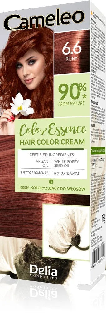 DELIA COSMETICS Cameleo Color Essence dažų kremas Nr. 6.6 - rubinas 1op. - Kosmetika