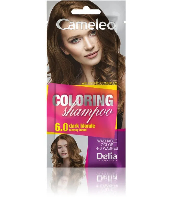 Delia Cosmetics Cameleo dažantis šampūnas 6.0 tamsiai šviesus - Kosmetika