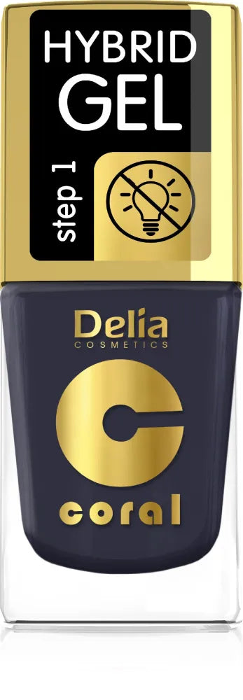 Delia Cosmetics Coral Hybrid Gel Nagų Lakas Nr. 77 11ml - Kosmetika
