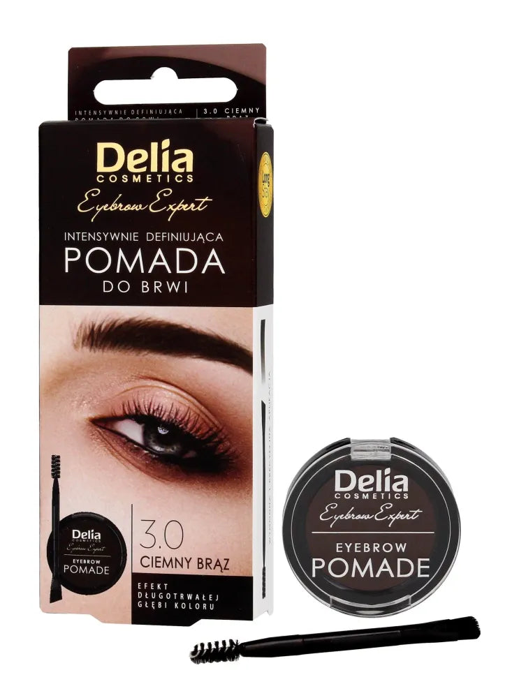 Delia Cosmetics Eyebrow Expert Brow Pomade Tamsiai Ruda 1vnt - Kosmetika