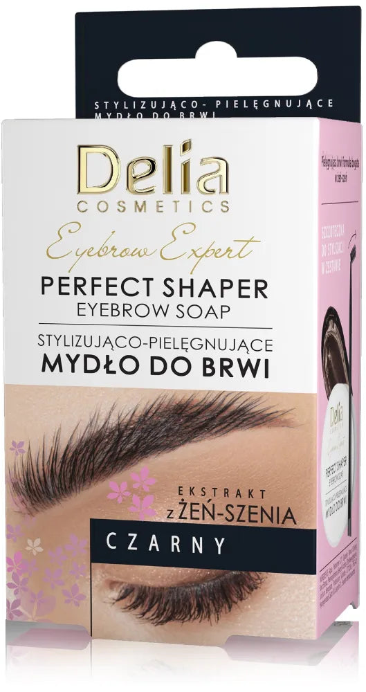 Delia Cosmetics Eyebrow Expert Styling-Caring Brow Soap - juodas 10ml - Kosmetika