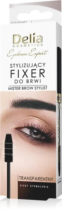Delia Cosmetics Eyebrow Expert Styling Fixer for Eyebrows - skaidrus 11ml - Kosmetika