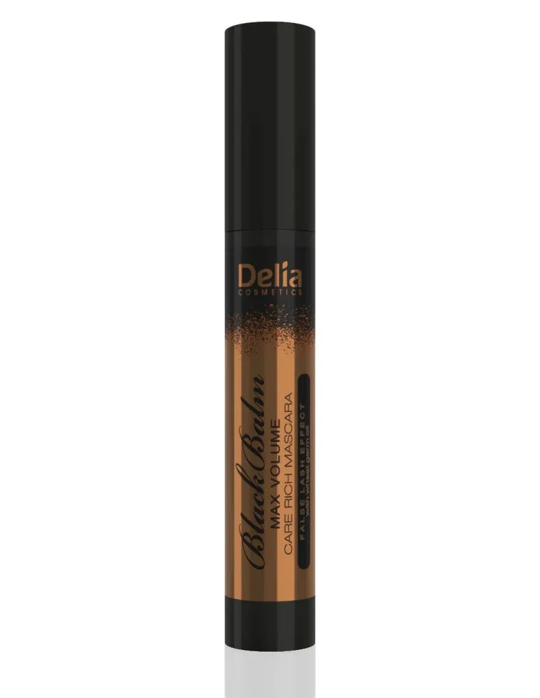 DELIA COSMETICS Maskara Max Volume Care RICH BLACK BALM 14ml - Kosmetika