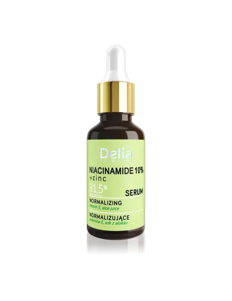 DELIA NORMALIZING SERUM WITH NIAC. IR CINKAS 30ml - Kosmetika