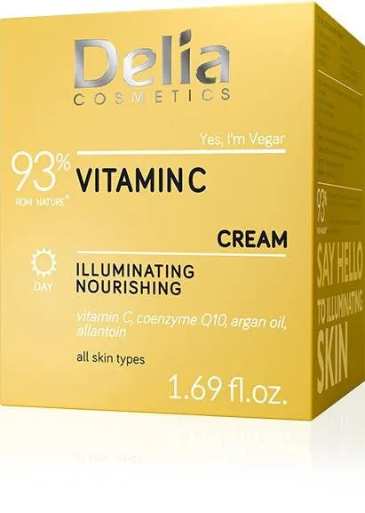 DELIA Vitamin C Illuminating Face Cream 50 ml - Kosmetika