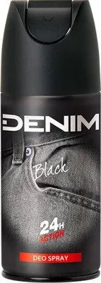 DENIM Purškiamas dezodorantas Juodas 150ml - Kosmetika