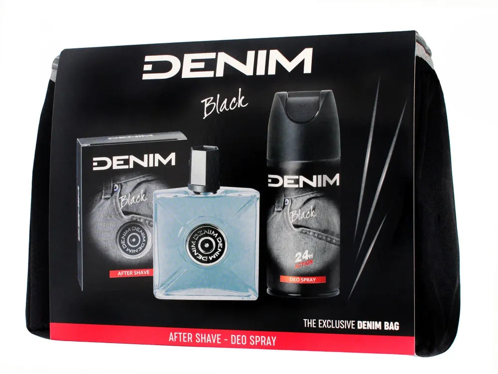 DENIM SET BLACK kosmetinė (Vandens p/gol+ deo) - Kosmetika