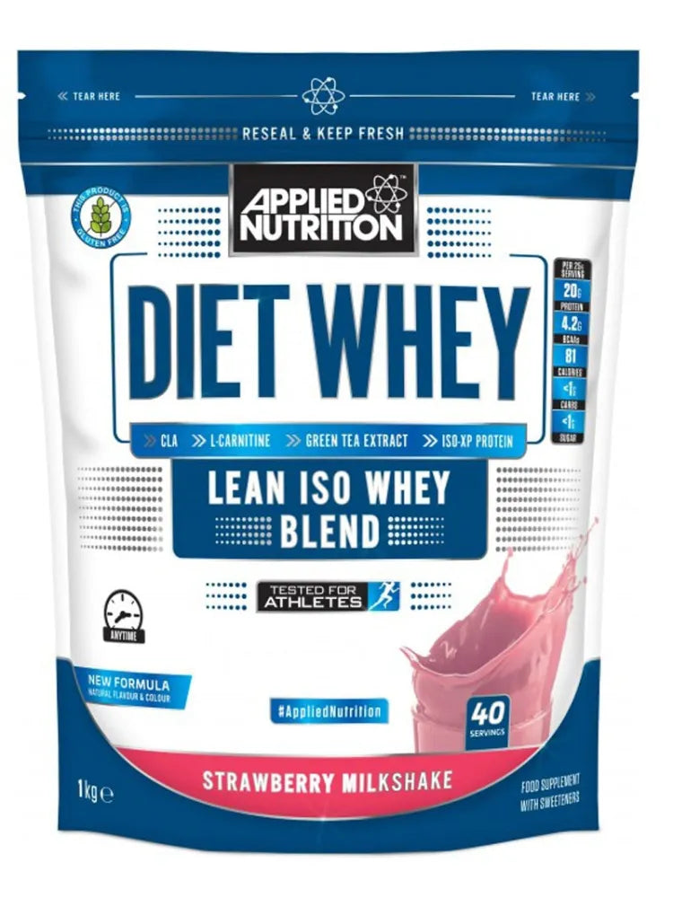 Diet Whey Vanilla Ice Cream - 1000g - Applied Nutrition - Sporto papildai