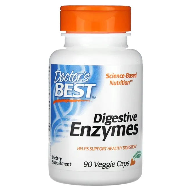 Digestive Enzymes - 90 vcaps - Doctor’s Best - Papildai