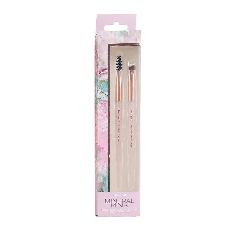 DONEGAL Antakių šepetėlis ir šepetys (4294) Mineral Pink 2 vnt - Kosmetika