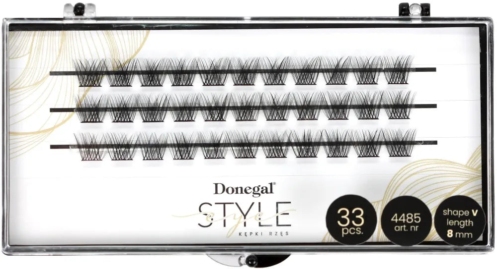 DONEGAL False eyelashes V-Eye -Stilius 8mm (4485) - Kosmetika