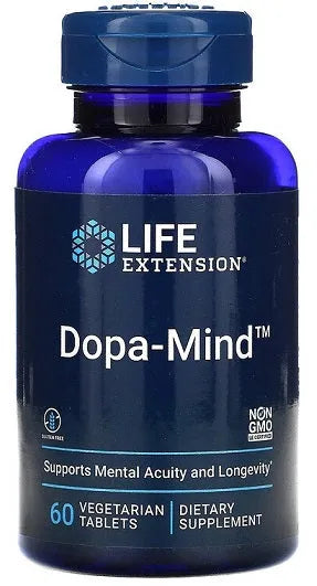 Dopa-Mind - 60 vegetarian tabs - Life Extension - Papildai