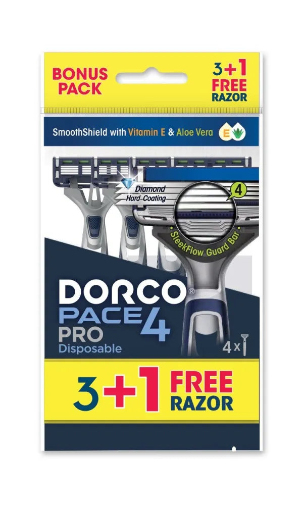 DORCO Pace Pro 4 Disposable razor blades 1 pack - pcs. - Higiena