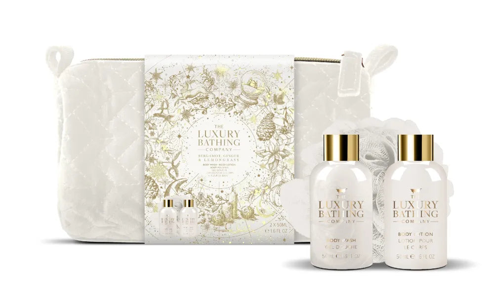 DOVANŲ RINKINYS 1 PAKAS su Bergamot & Ginger Lemongrass iš THE LUXURY BATHING COMPANY - Kosmetika