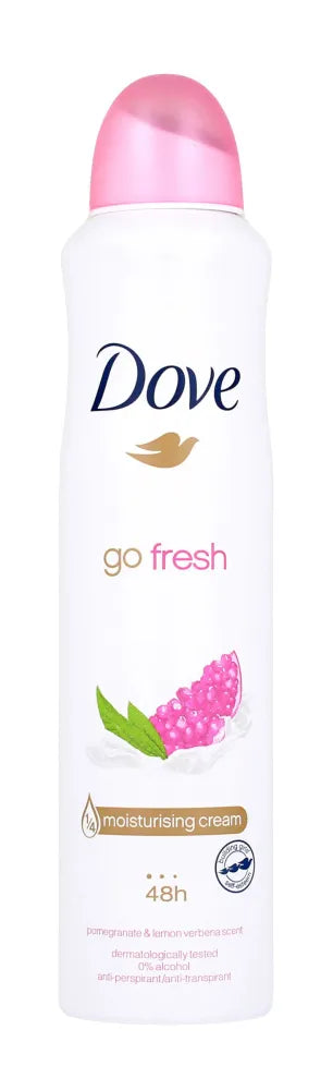 DOVE Go Fresh Deodorant Antiperspirant for Women Spray Pomagranate & Lemon 250 ml. - Higiena