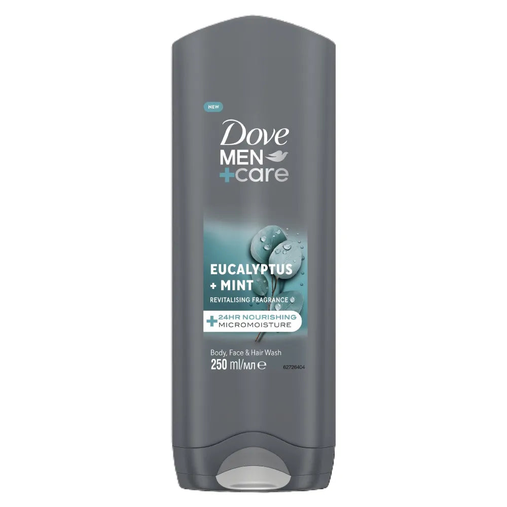 DOVE Men dušo gelis Eukaliptas + Mėta 250 ml - Kosmetika