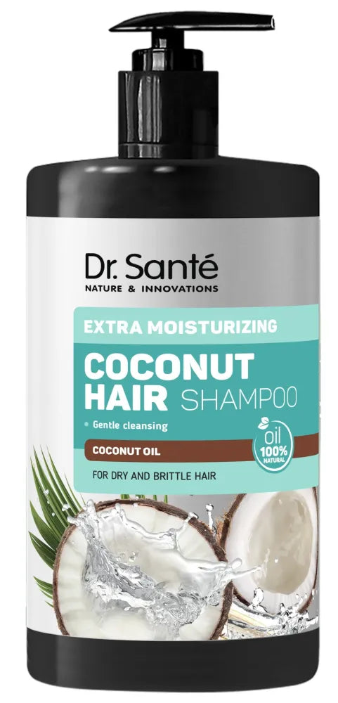 DR. SANTE Coconut Hair Moisturizing shampoo for dry and brittle 1000 ml - Kosmetika