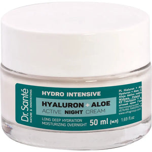 DR.SANTE Hydro Intensive Active Night Cream Hyaluron + Aloe 50 ml - Kosmetika