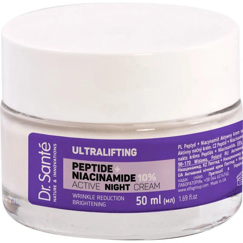 DR.SANTE Peptide + Niacinamide Active Night Cream 50 ml - Kosmetika