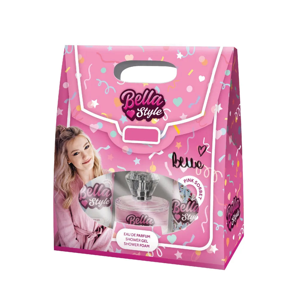 DRAM BELLA STYLE Rinkinys (gelis + putos + edp)& - Kosmetika