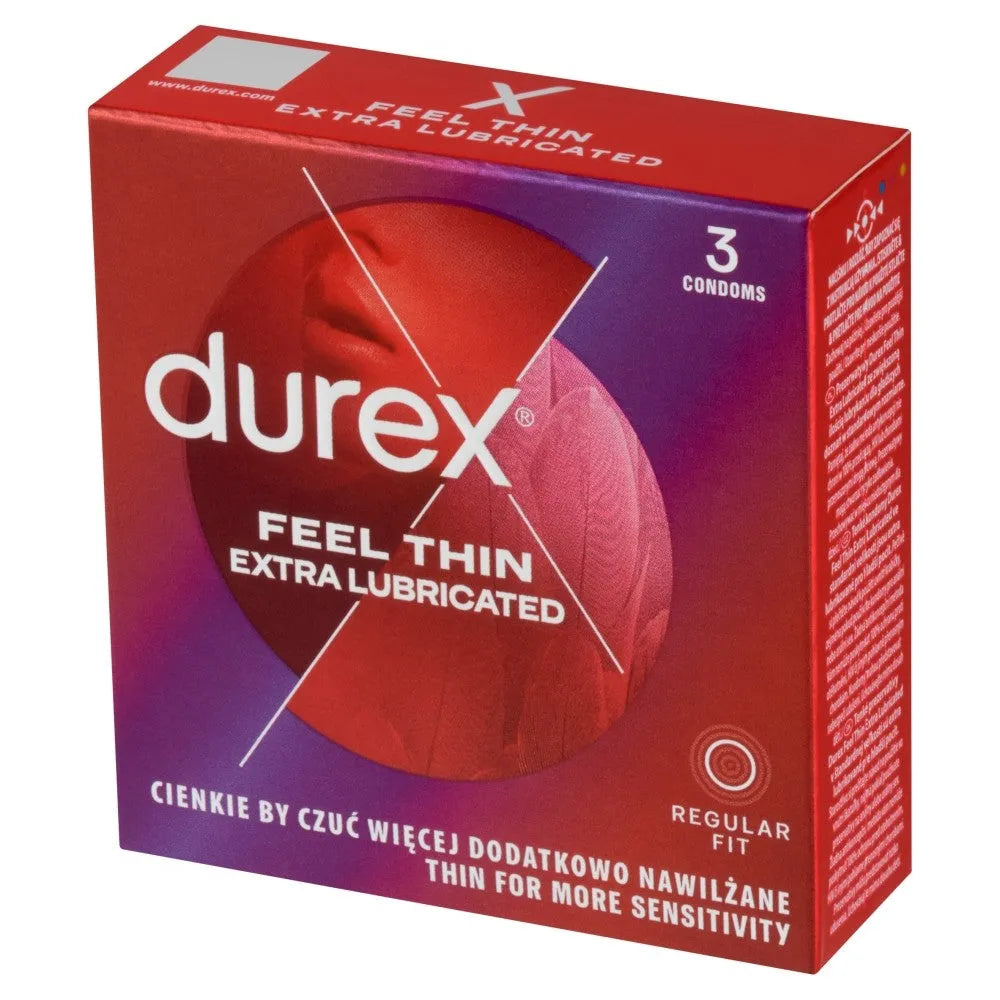DUREX Feel Theen Extra prezervatyvai 1 pakuotė - 3 vnt. - Medicinos ir slaugos prekės