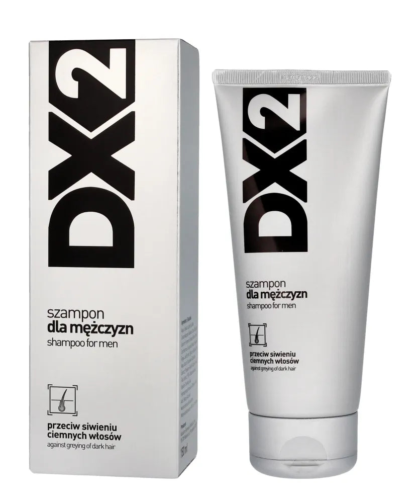 DX2 Plaukų šampūnas prieš žilimą tamsiems plaukams 150 ml - Kosmetika