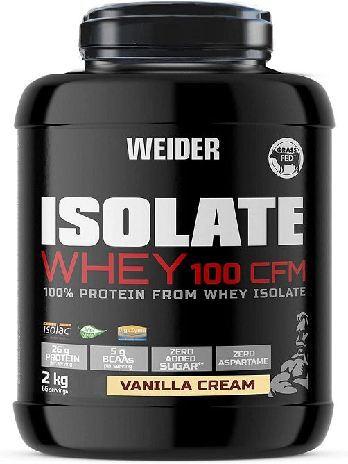 Isolate Whey 100 CFM, Vanilla Cream - 2000g   - Weider