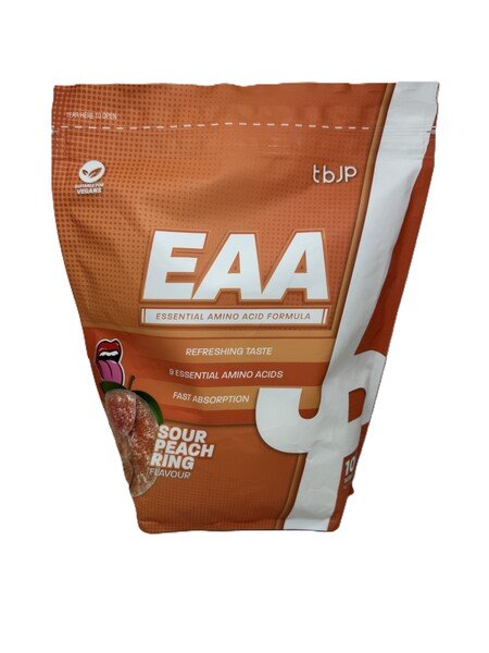 EAA, Sour Peach Rings - 1000g - Trained by JP