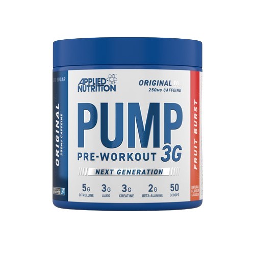 Pump 3G Pre-Workout, Fruit Burst - 375g - Applied Nutrition