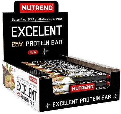 Excelent 25% Protein Bar Double, Lemon & Curd & Raspberry with Cranberry - 18 x 85g - Nutrend